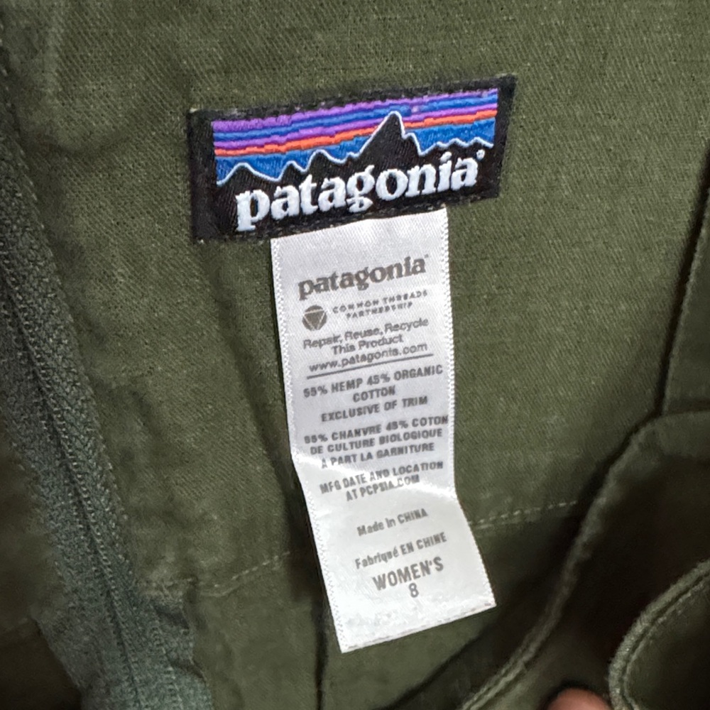 Patagonia Deep Green Hemp Camisole - Picture 2 of 4